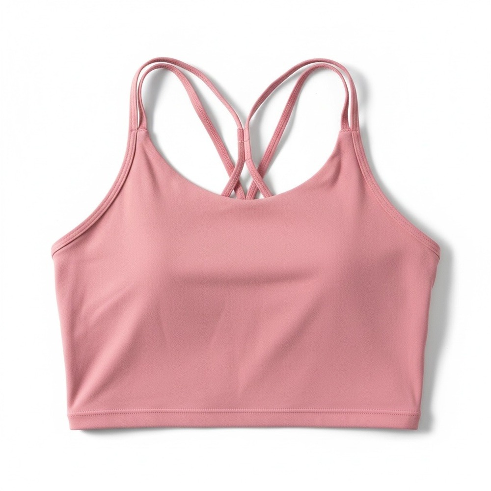 Halara‎ NWT Misty Rose Cloudful Air Crisscross Back Yoga Tank Top Size XS